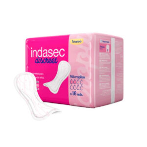 COMPRESA PERDIDAS LEVES INDASEC DISCREET MICROPLUS 16 UNIDADES