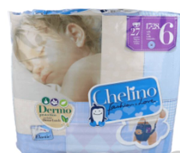 PAÑAL INFANTIL CHELINO FASHION & LOVE T- 6 (17 -