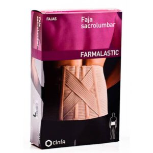 FAJA SACROLUMBAR FARMALASTIC CONTORNO CINTURA 90