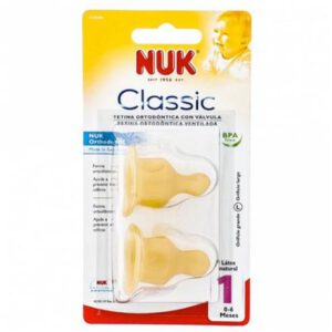 TETINA NUK T.1 LATEX ALIMENTO 2 UND.