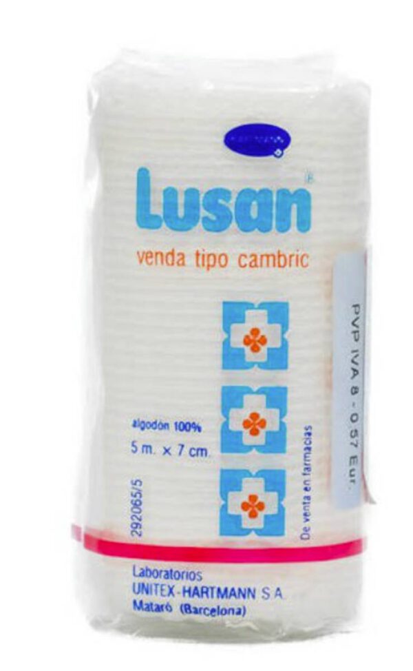 VENDA DE GASA HIDROFILA CAMBRIC LUSAN 5 X 7